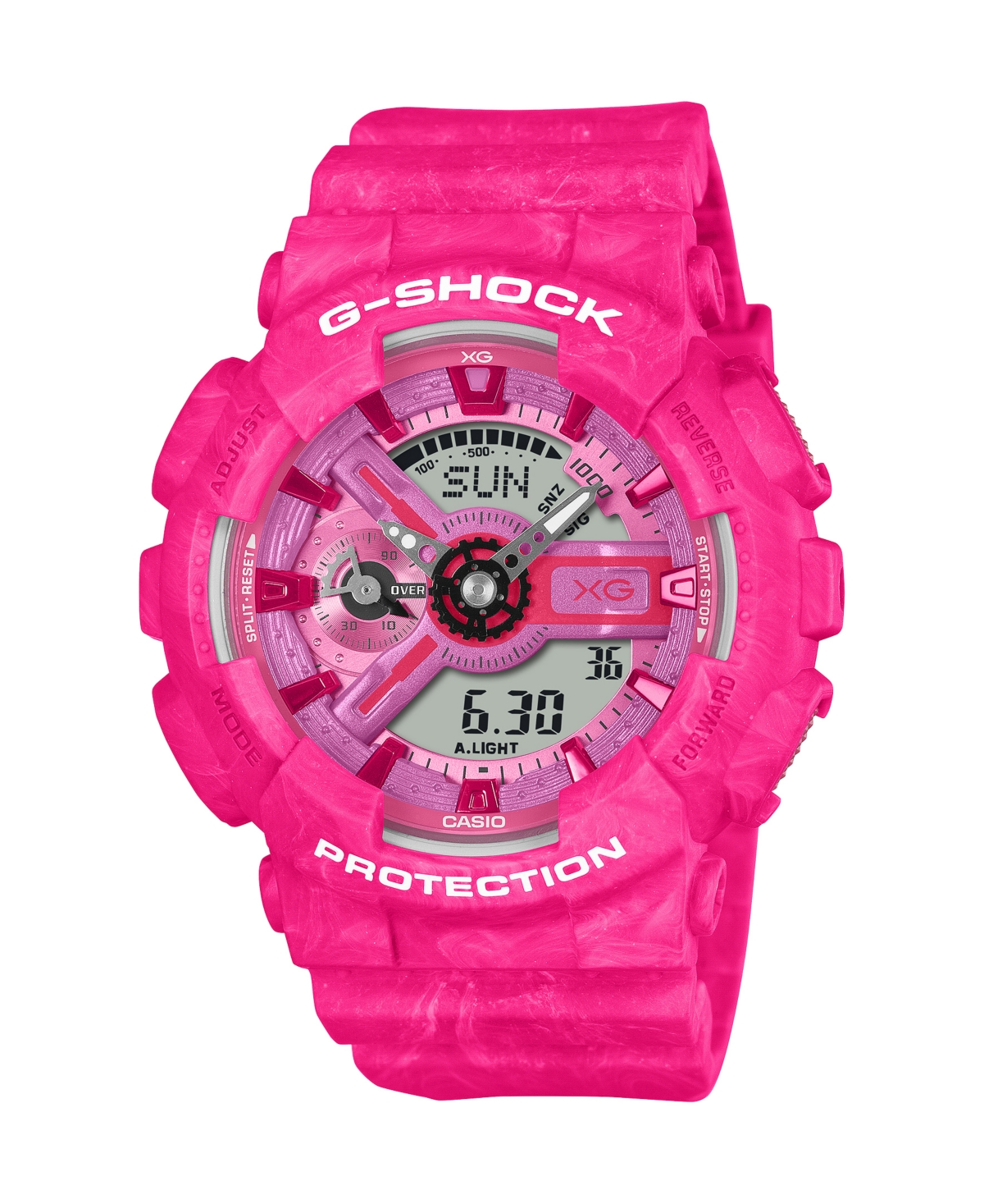 Women's Japanese Quartz Pink Resin Xg Limited Edition Watch 45.9mm - Pink