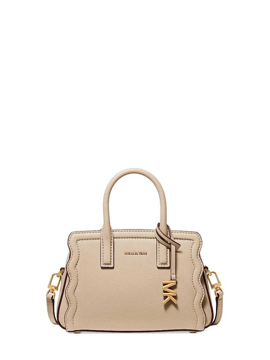 Women's Laila Extra-Small Leather Crossbody Bag - Khaki