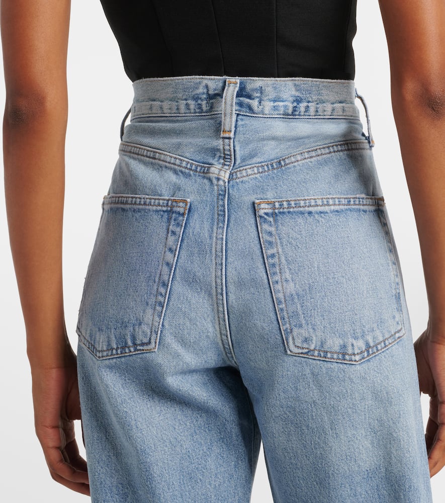 Kelly Jean high-rise straight jeans