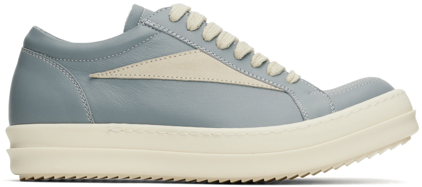 Rick Owens Blue Porterville Vintage Sneakers