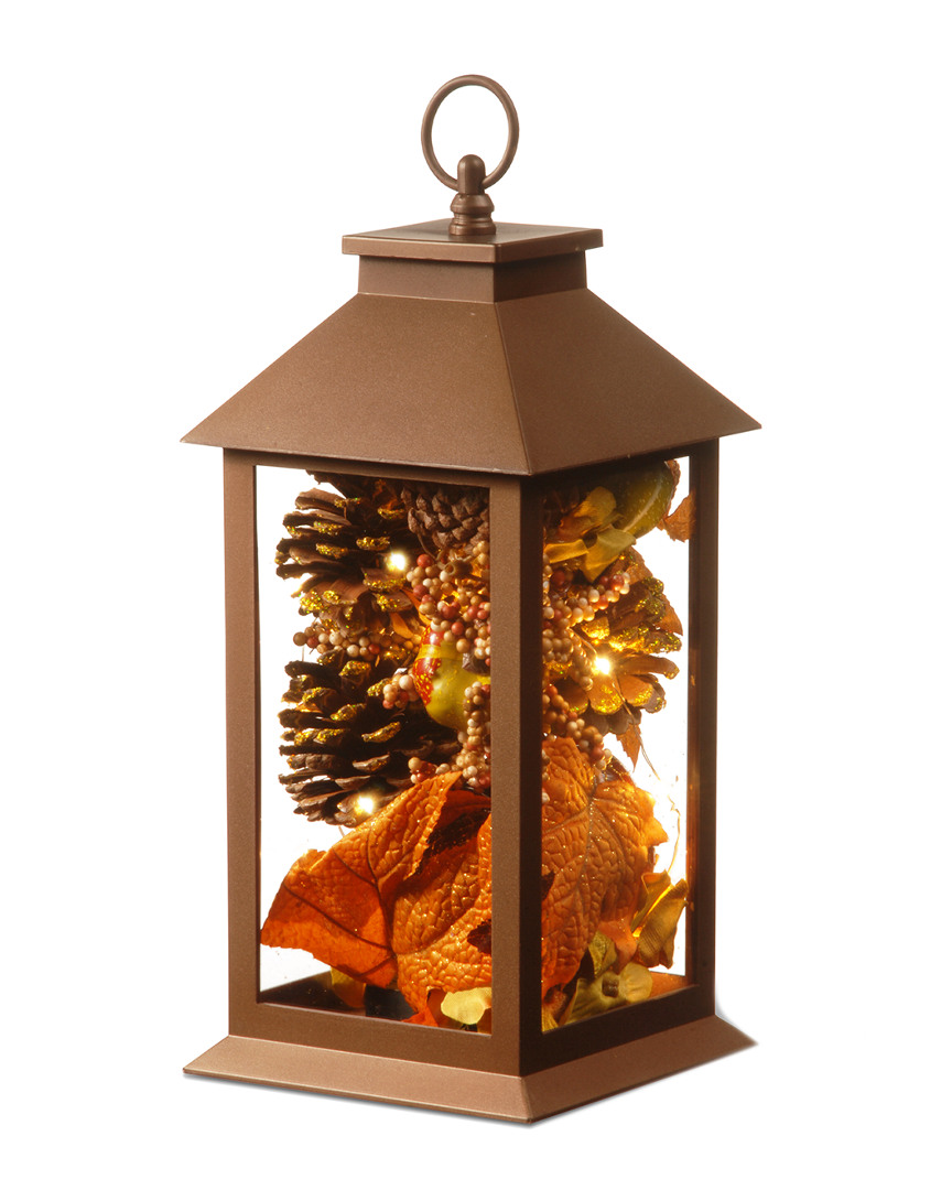 National Tree Autumn Lantern Decor with LED Lights