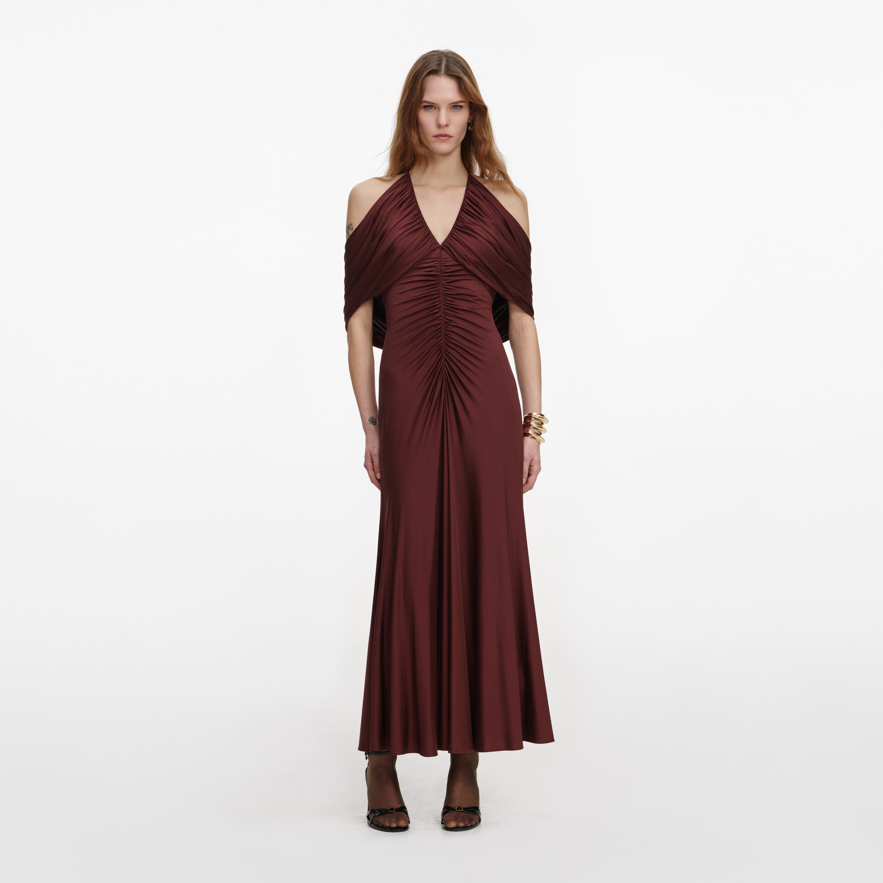 Sensual Elegance Midi Dress - Size 8
