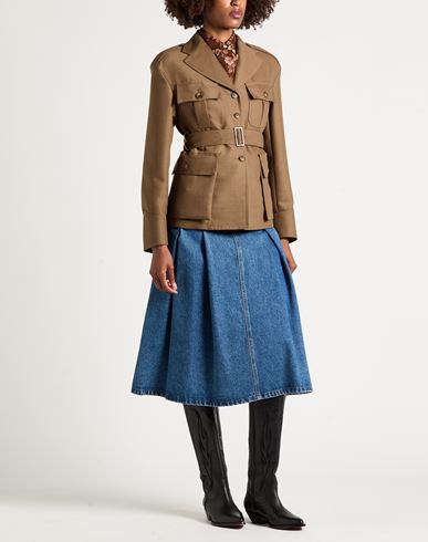 Woman Jacket Brown Size 6 Virgin Wool, Viscose