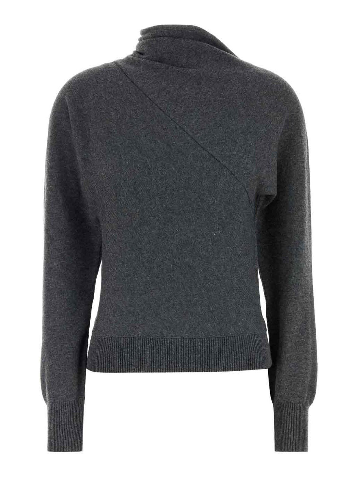 Cashmere And Cotton Turtle-Neck Sweater