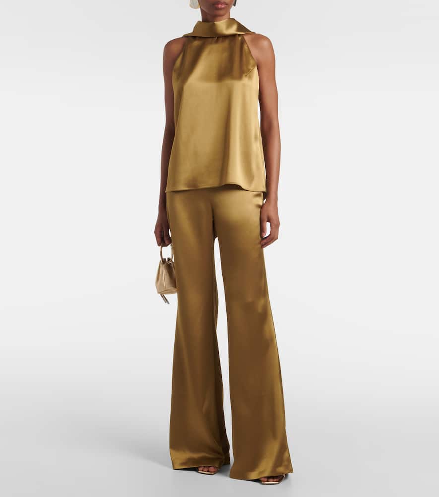 Atruvia satin wide-leg pants