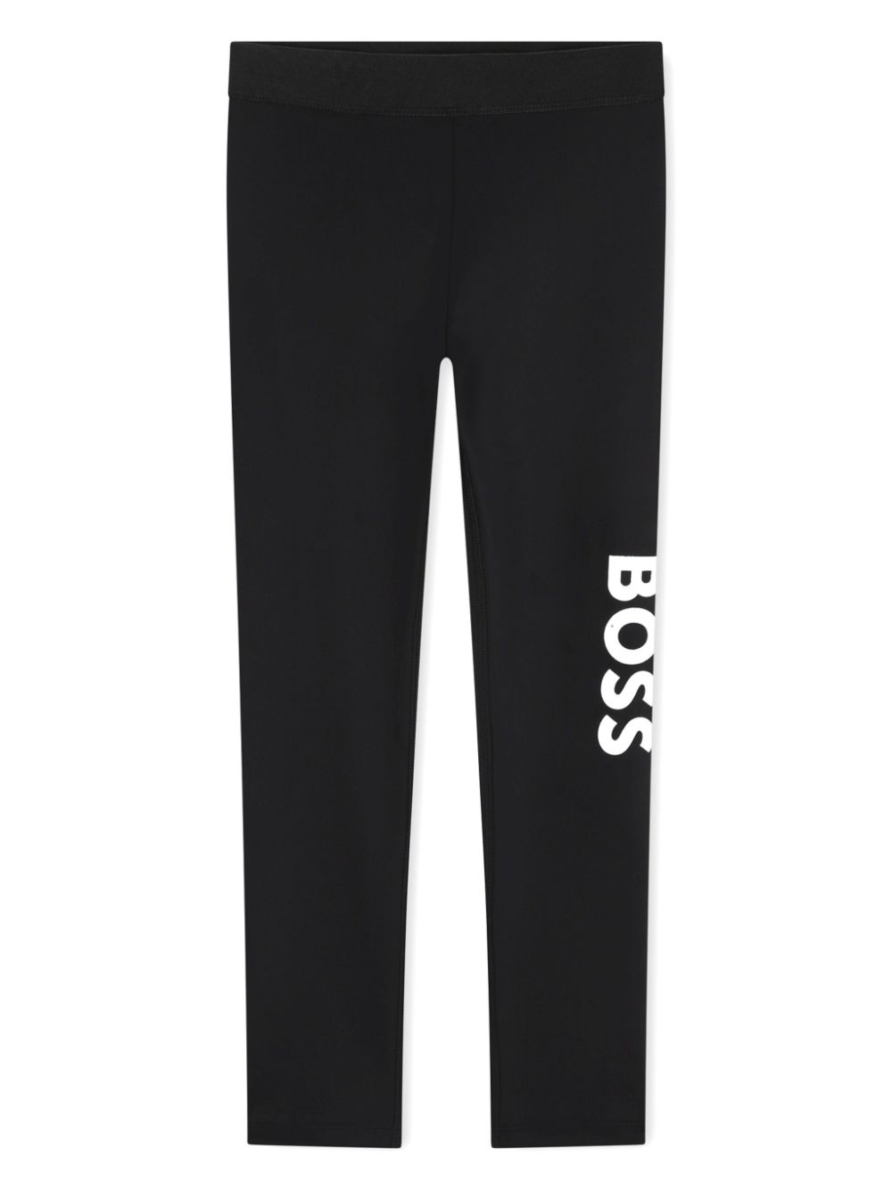 Logo-print jersey leggings - Black