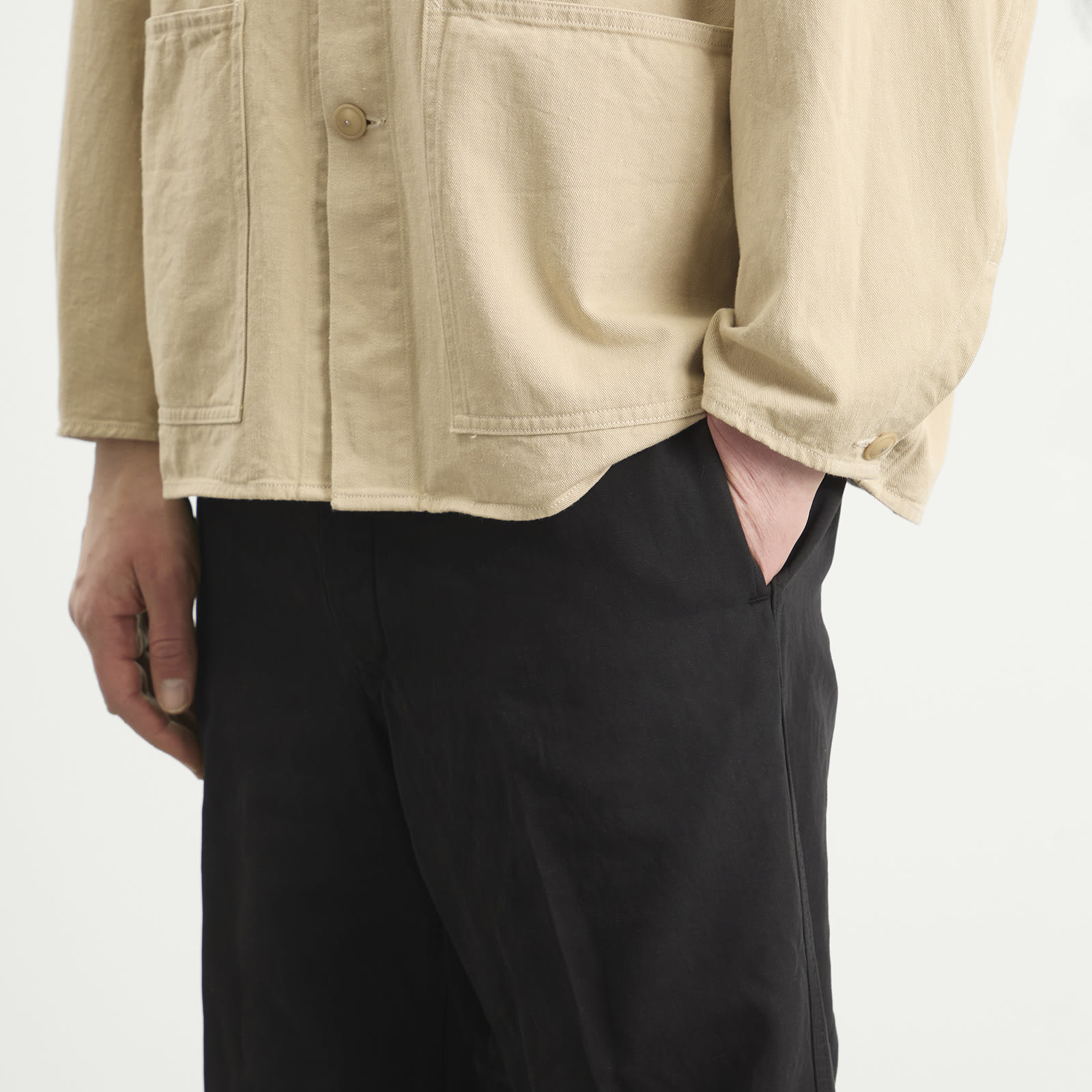 Men's Gaba. Buckleback Work Trousers Black