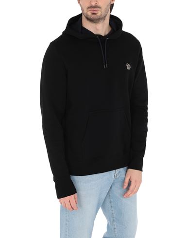 Mens Reg Fit Hoodie Man Sweatshirt Black
