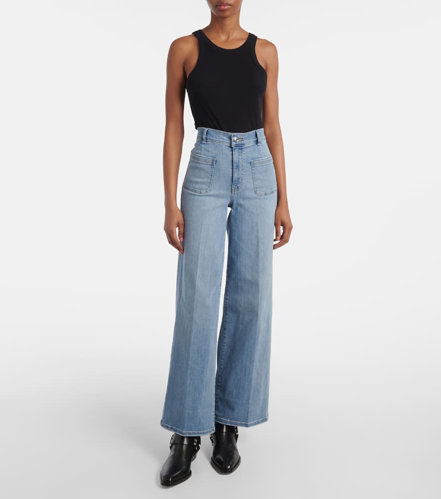 Le Slim Palazzo wide-leg jeans