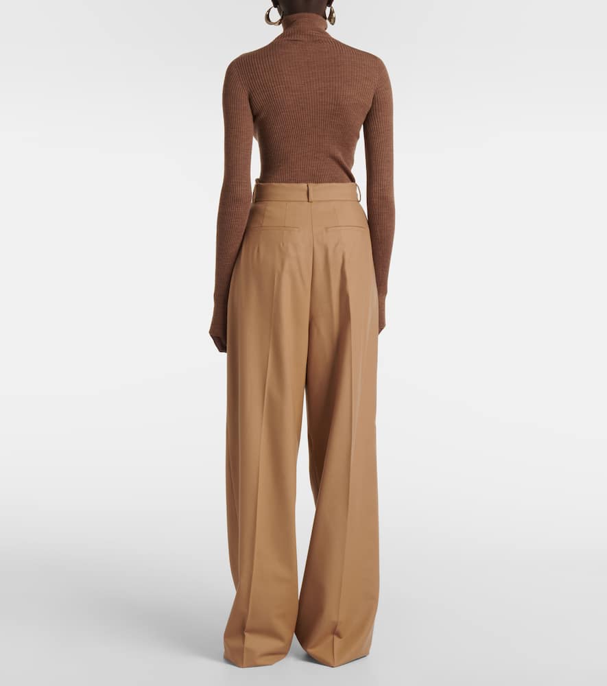 Kiens12 wool-blend wide-leg pants
