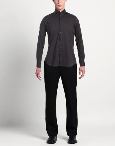Man Shirt Black Size 15 ¾ Cotton, Polyamide, Elastane