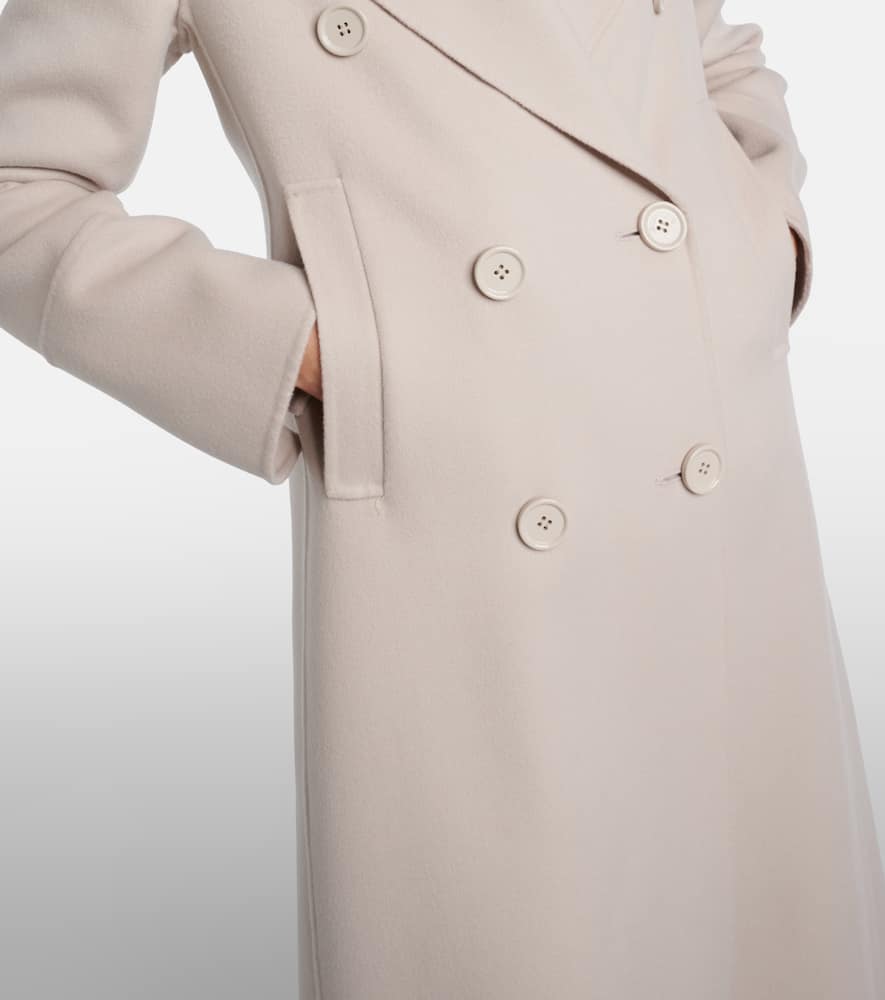 Custodi double-breasted virgin wool coat