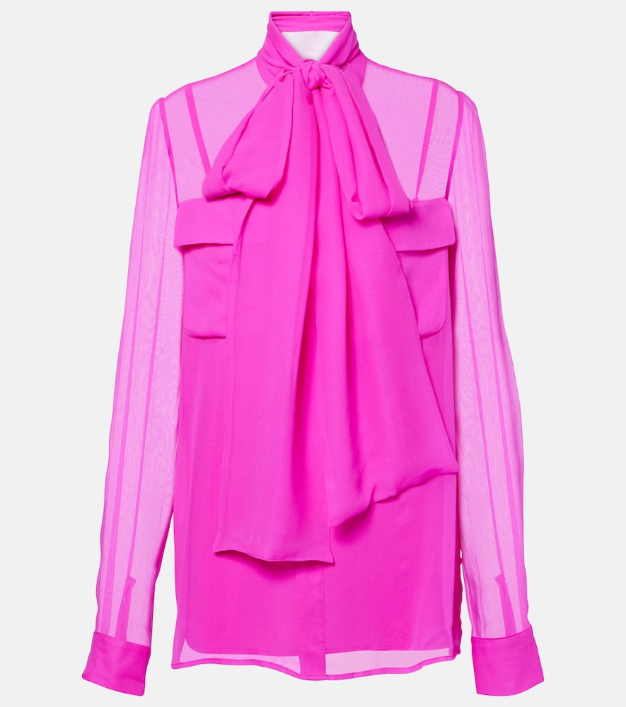 Silk georgette blouse