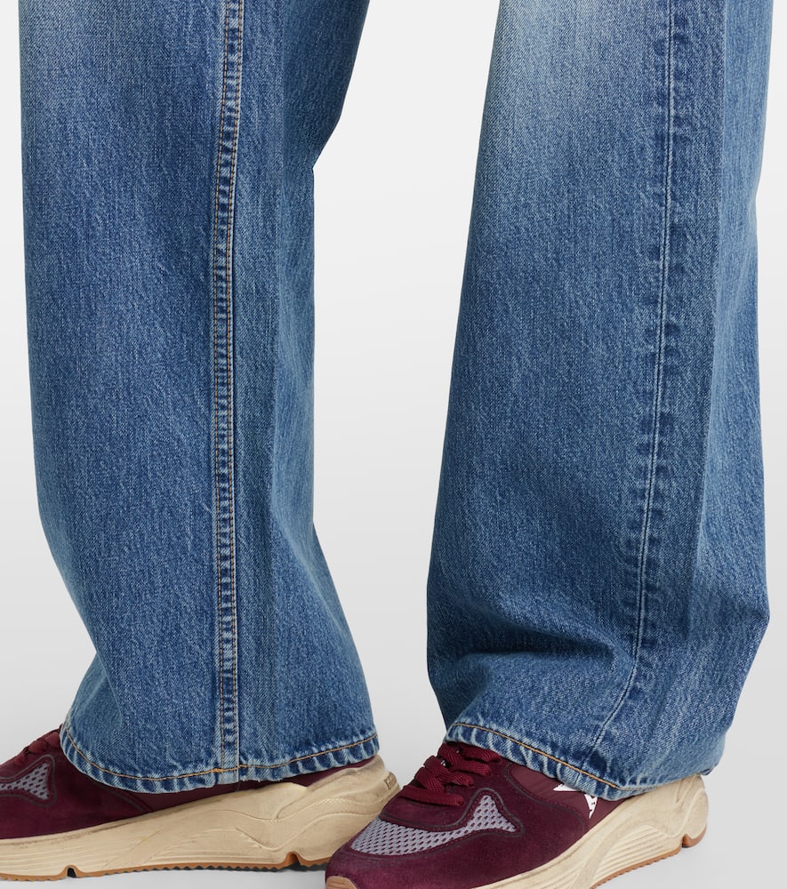 Cassie faded wide-leg jeans