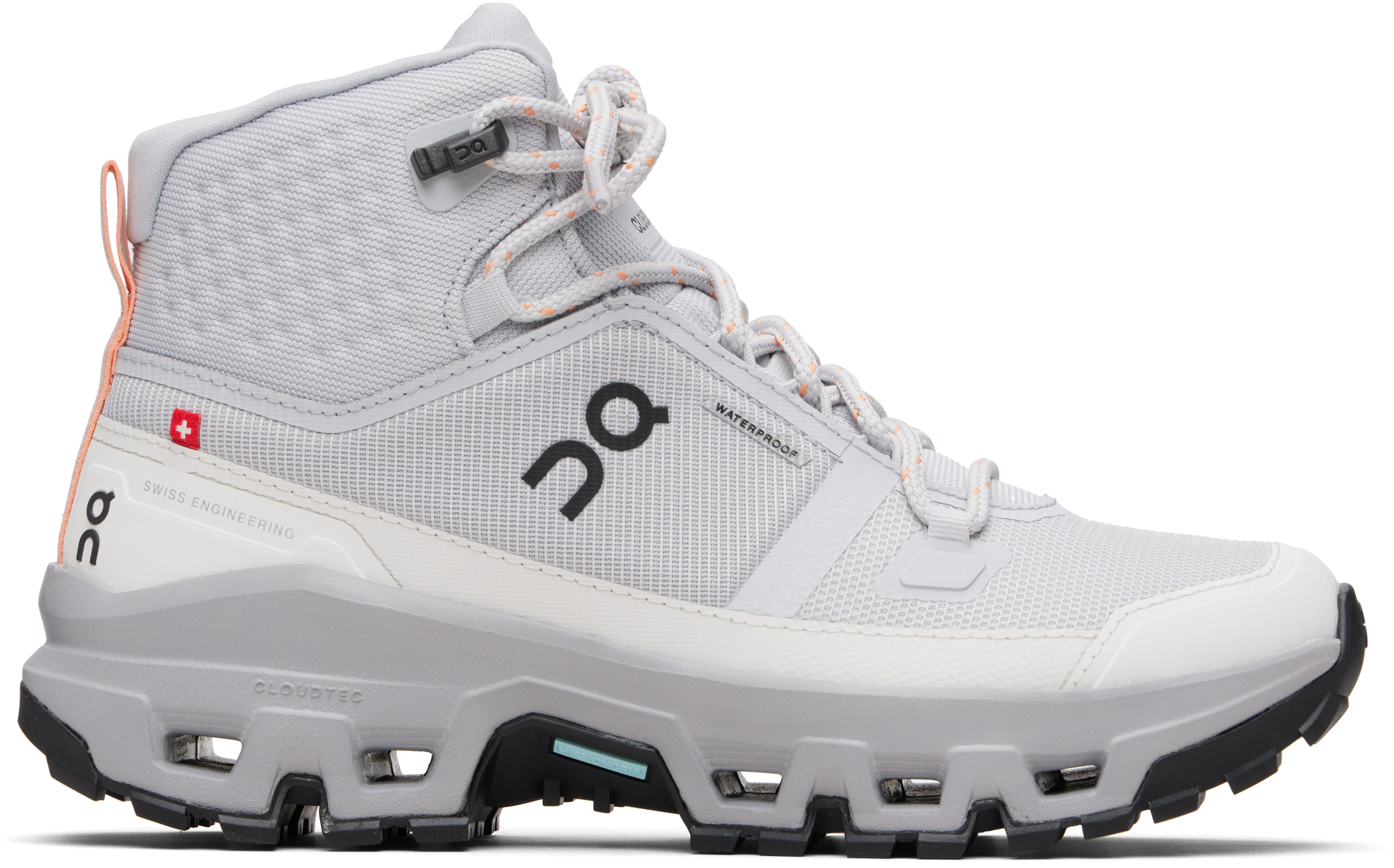 Gray Cloudrock Mid Waterproof Sneakers