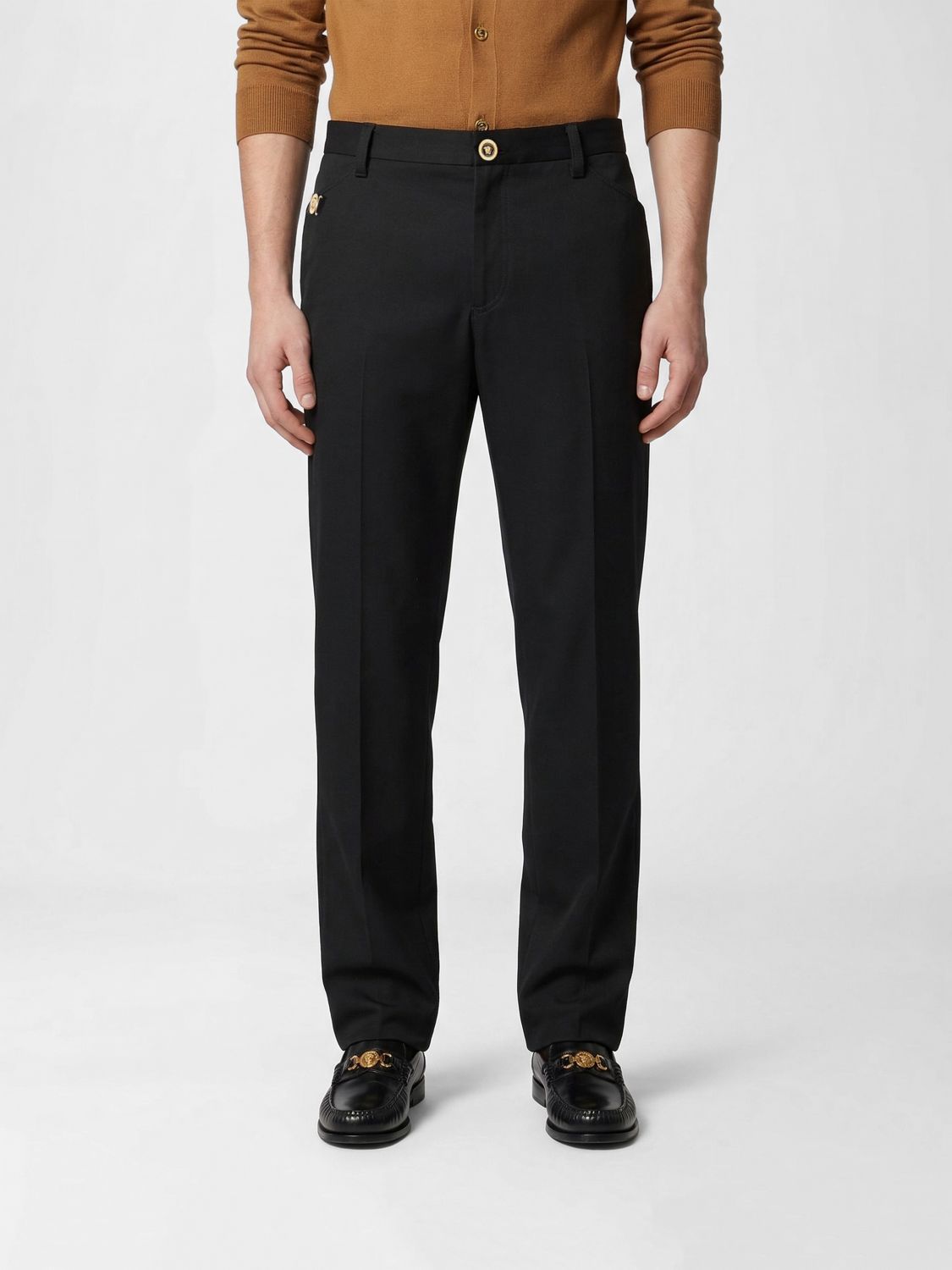 Pants Men color Black
