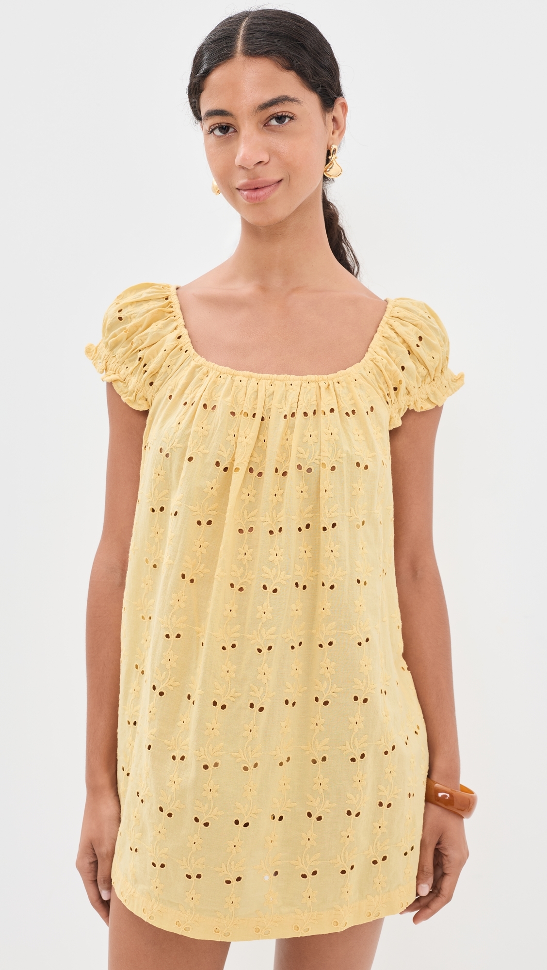 Ophelia Mini Dress Dandelion Yellow