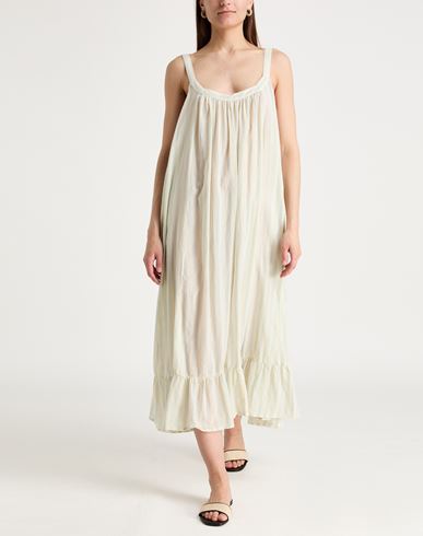 Woman Midi dress Pastel yellow Size XS Cotton
