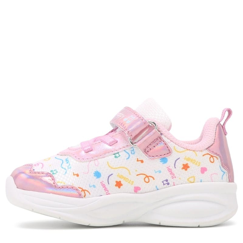 Kids' Ms. Rachel I'm So Happy Lighted Sneaker Toddler Shoes (Pink)