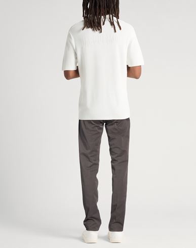 Man Pants Dark brown Size 30 Cotton, Elastane