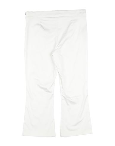 Kid Girl Pants White Size 14 Cotton, Elastane