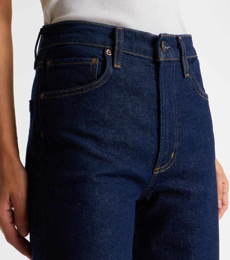 Harper mid-rise straight jeans