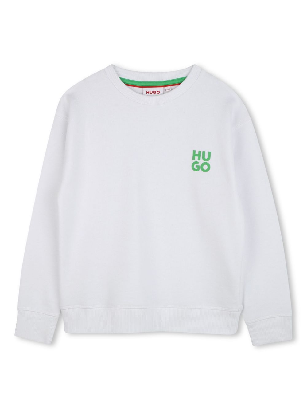 HUGO KIDS 키즈 logo-print sweatshirt - White G00357