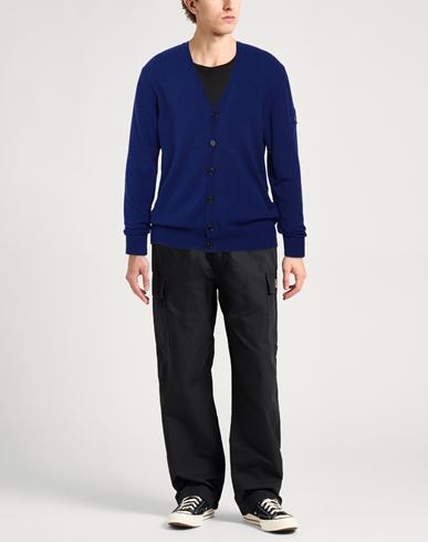 Roÿ Roger's Man Cardigan Navy Size L Wool, Viscose, Polyamide, Cashmere