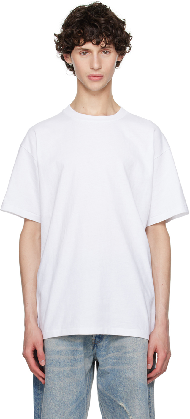 John Elliott White Oversized University T-Shirt