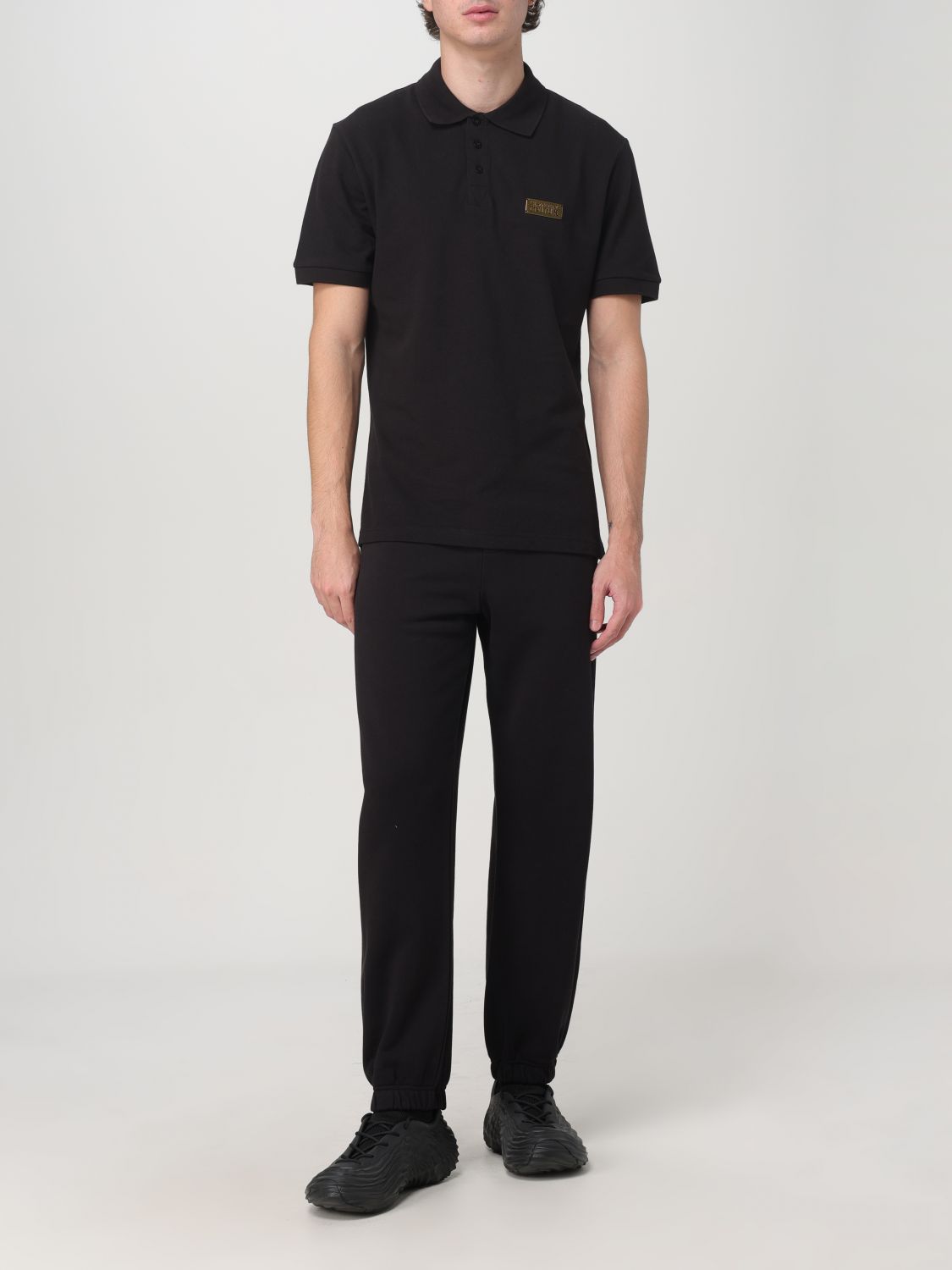 Logo-plaque track pants - Blue