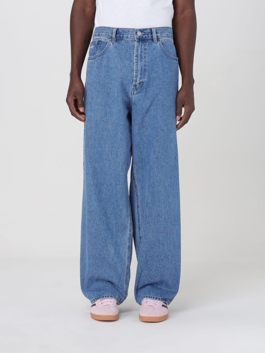 Pants Men color Black