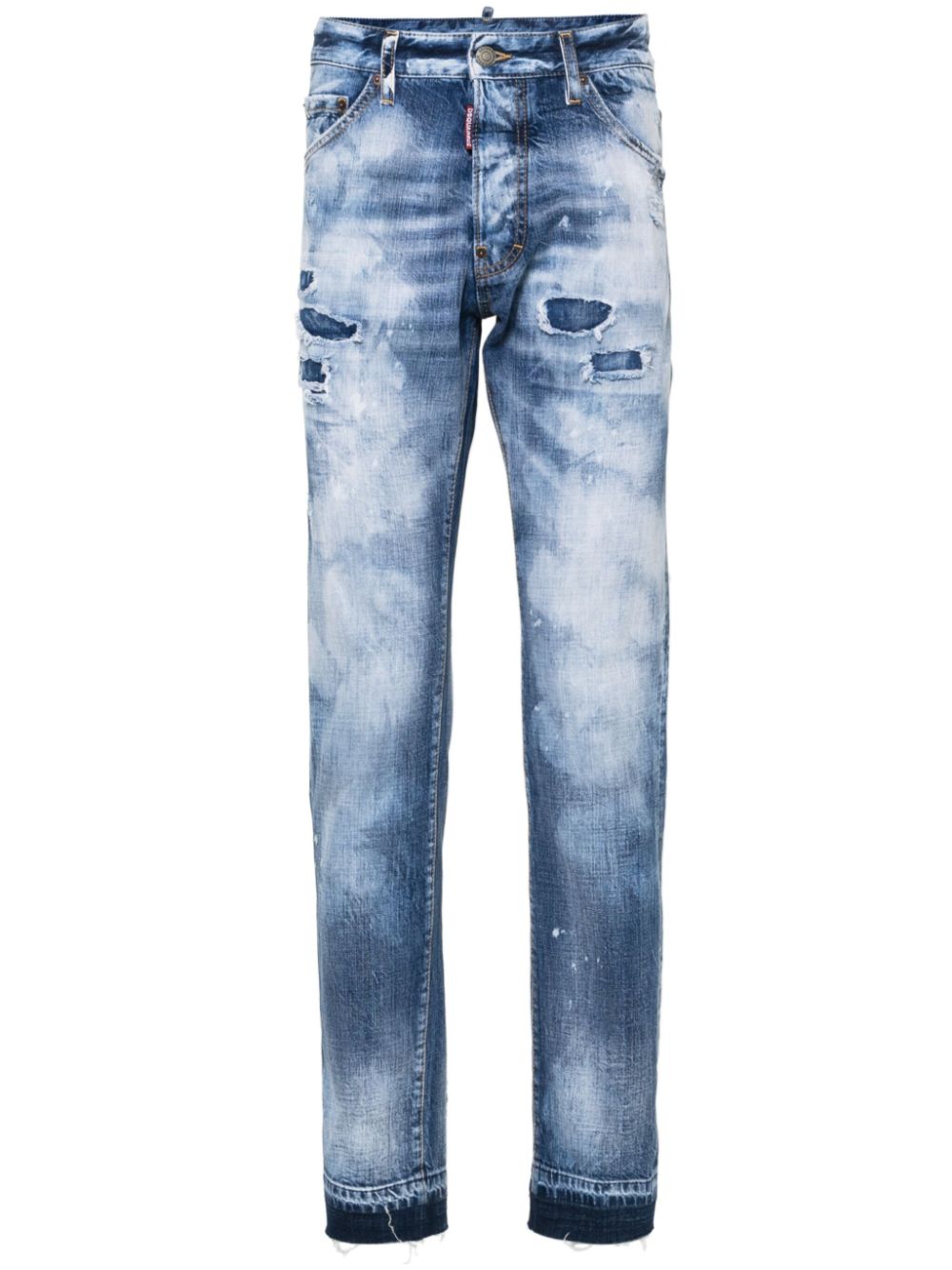 Light Everglades patch-detail jeans - Blue