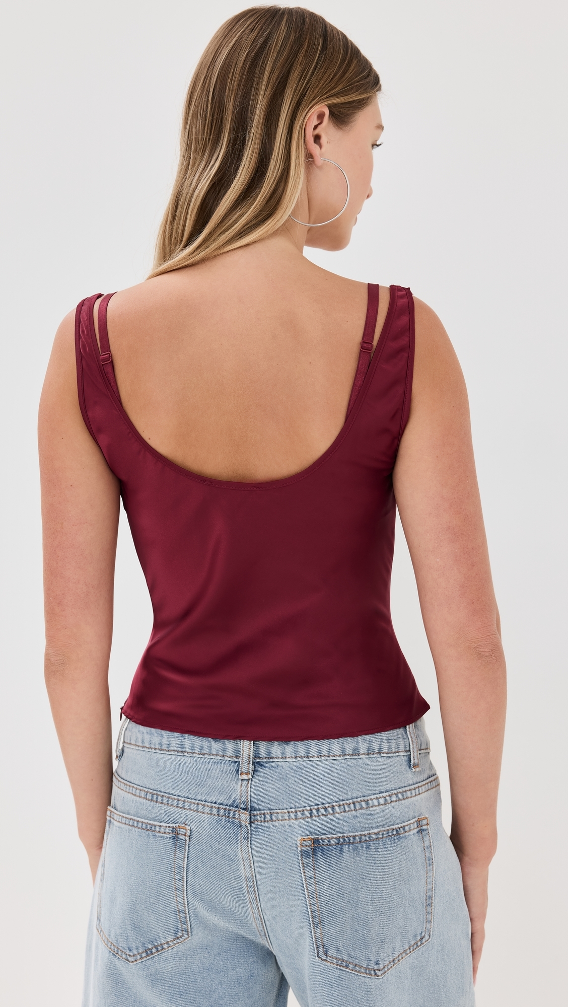 Delilah Top Burgundy
