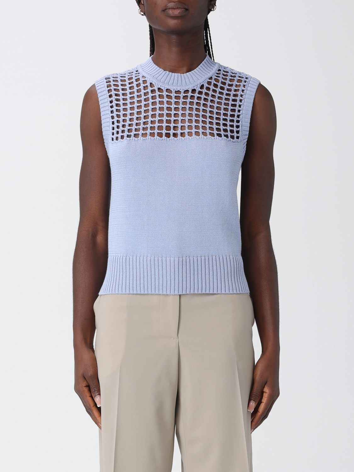 Top Woman color Sky Blue