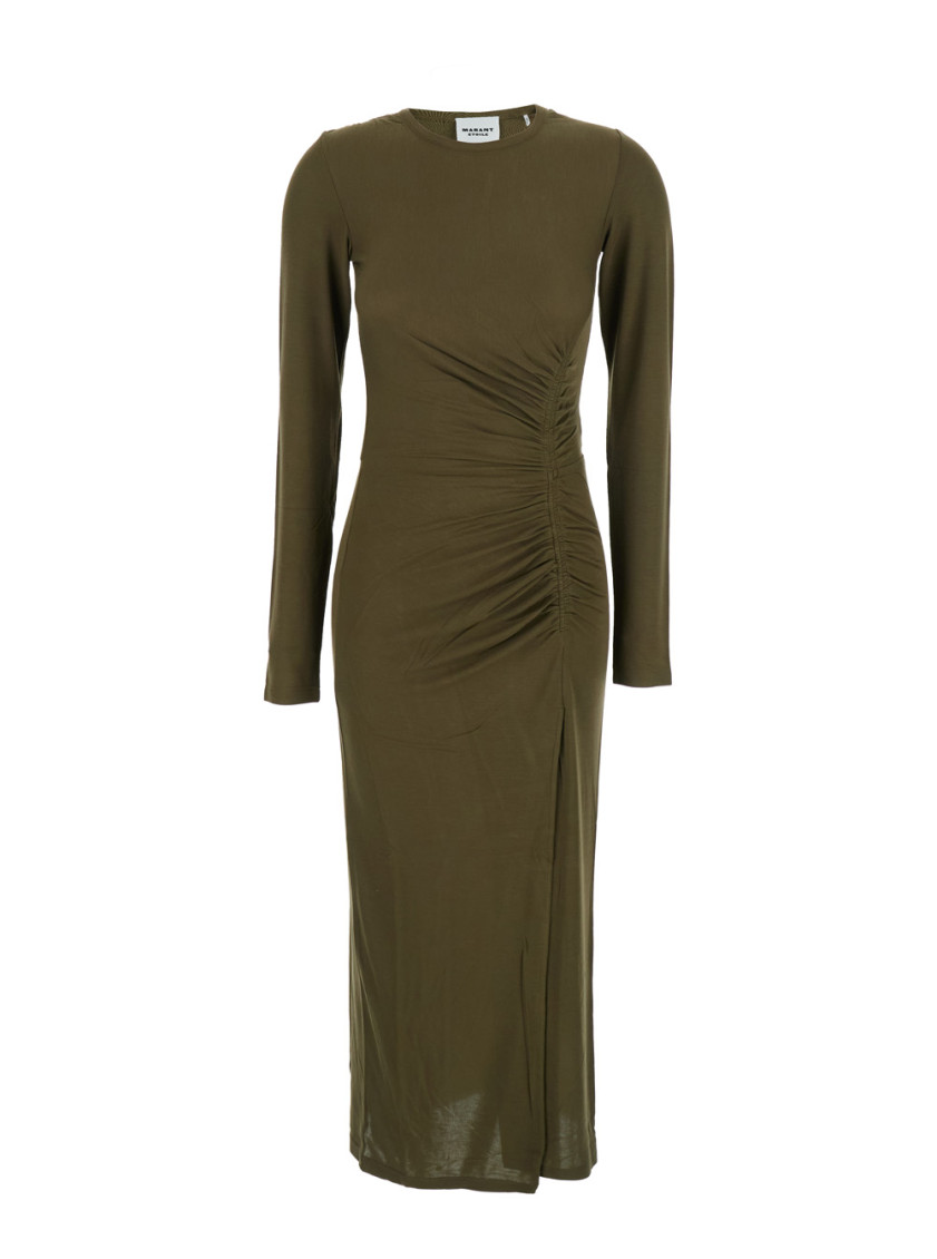 Green jelina Midi Dress