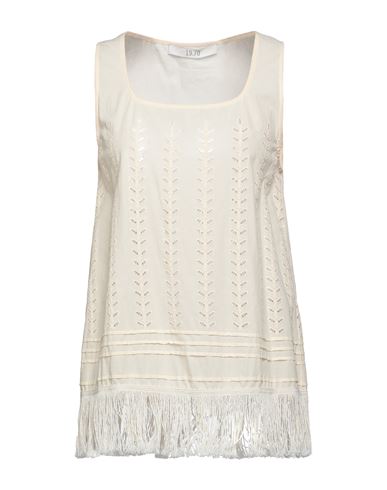 Woman Top Beige Size 2 Cotton