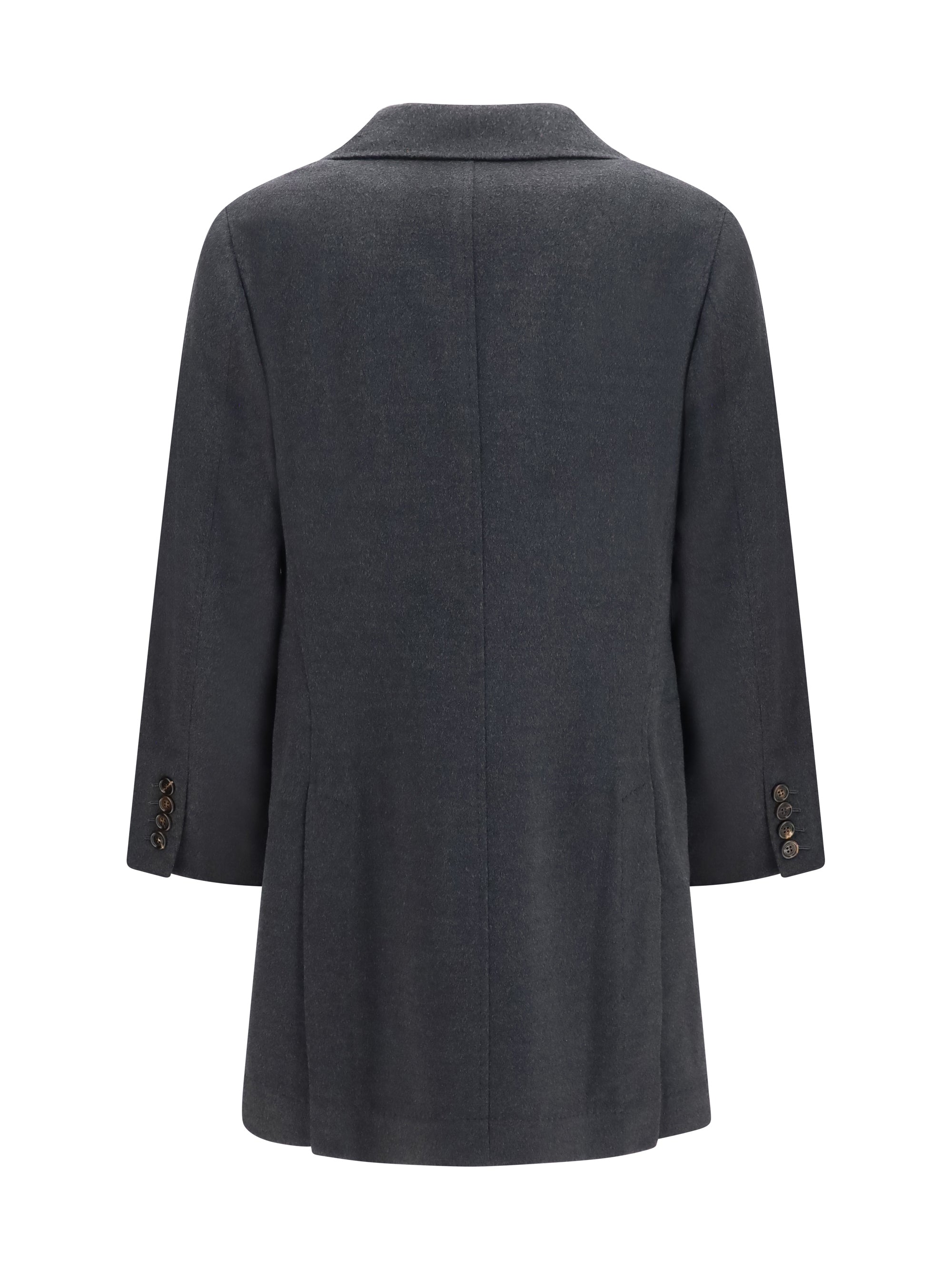Cashmere Coat — Gray