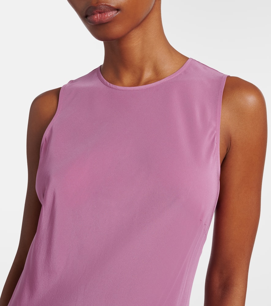 Valencia silk crêpe maxi dress