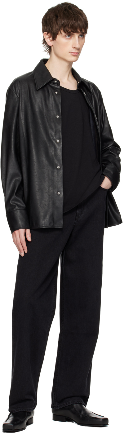 Séfr Black Uneven T-Shirt