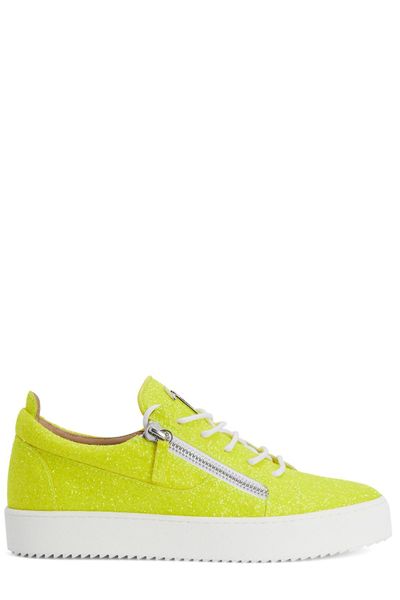 Giuseppe Zanotti Frankie Glitter Low-Top Sneakers