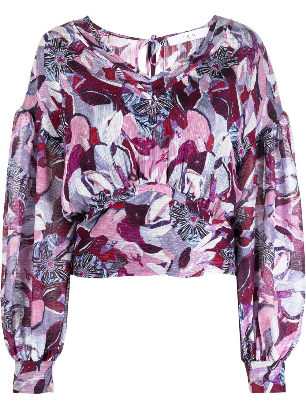 Dunna floral-print blouse - Purple
