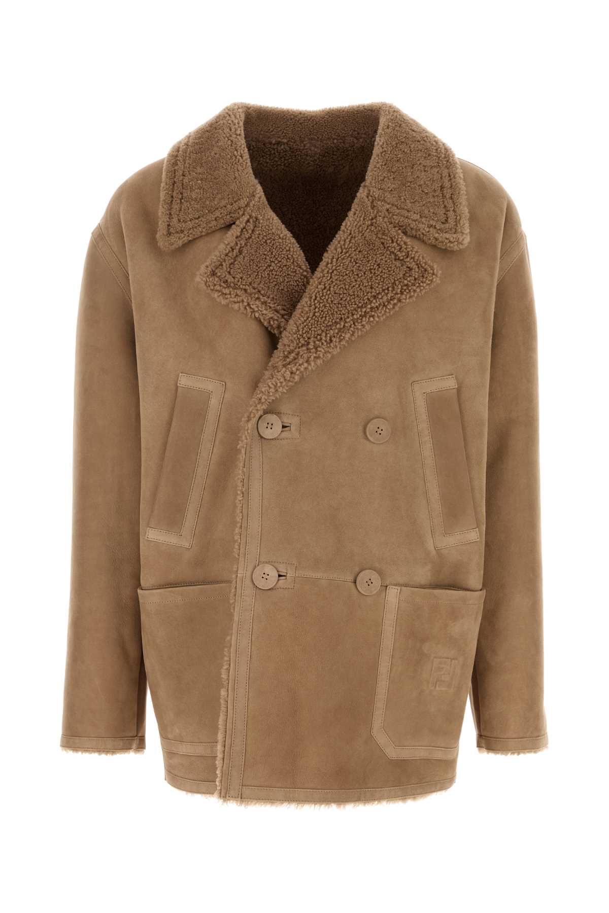 Shearling Jacket — Beige