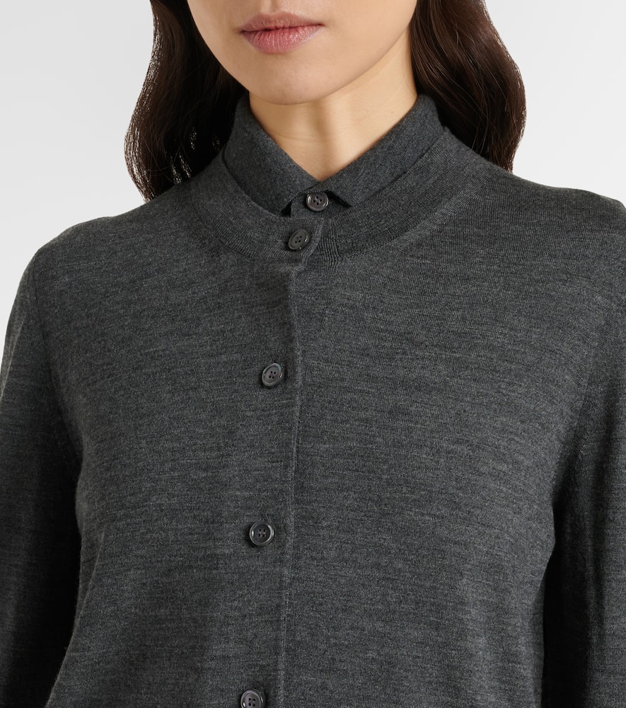 Wool cardigan