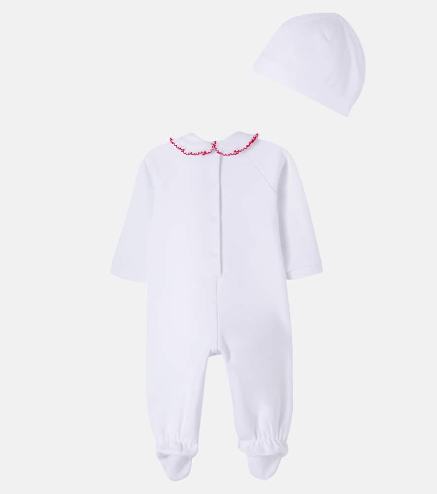 X Disney baby cotton playsuit, hat, and bib set