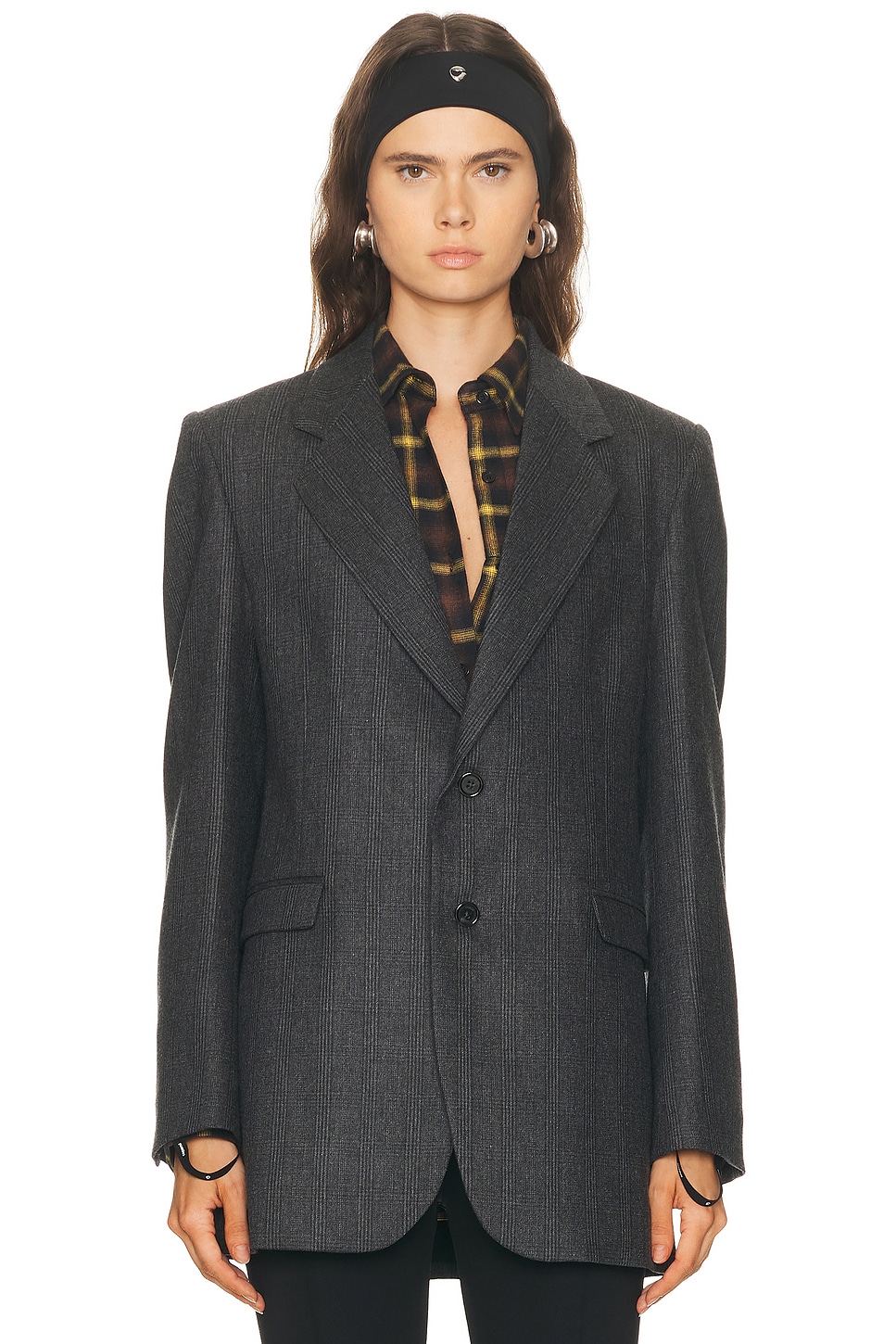 Coperni Oversized Blazer in Grey - Grey. 34 also