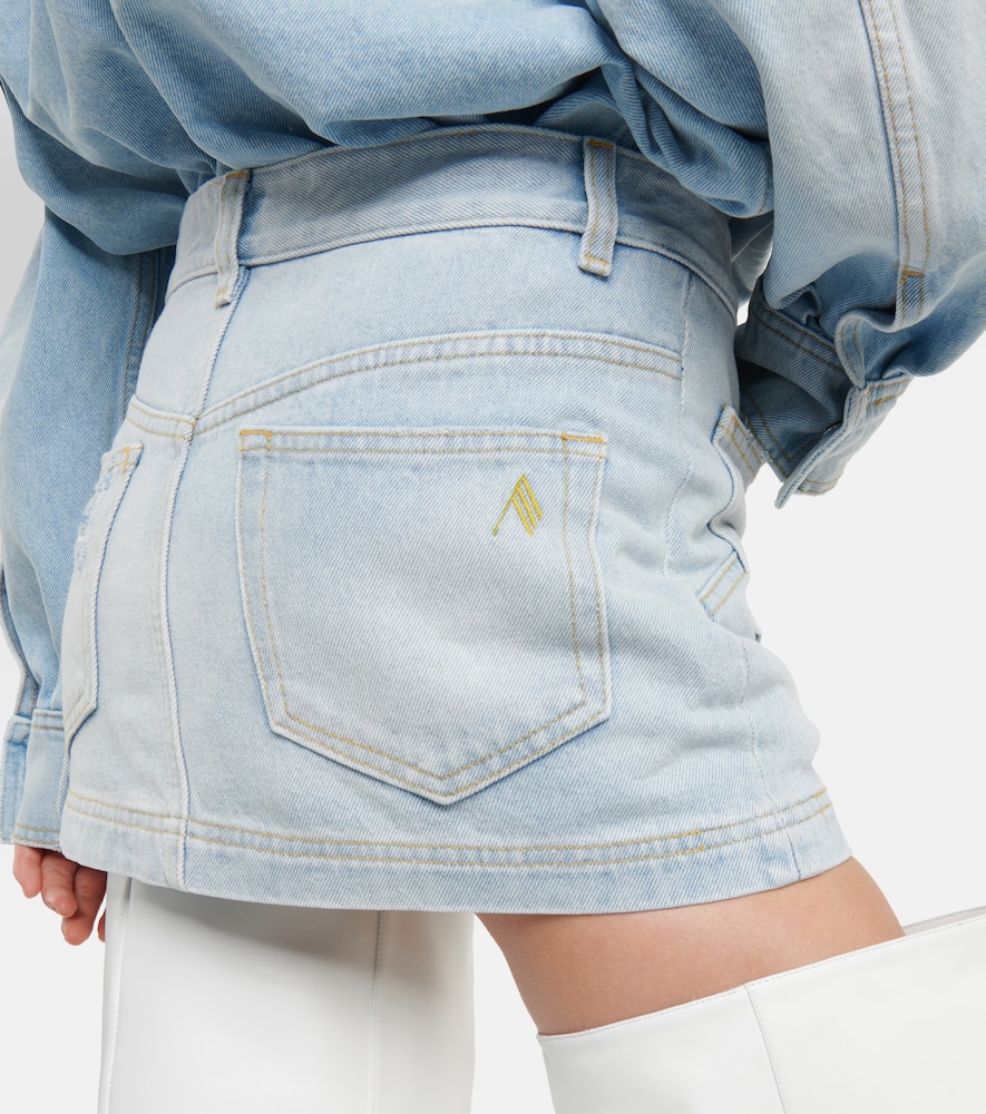 Denim miniskirt