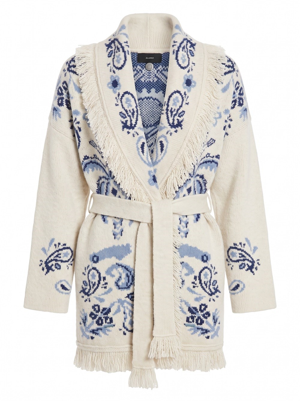 `Island Roots Foulard` Cardigan