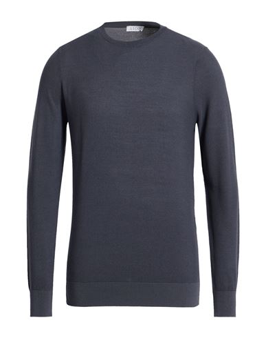 Man Sweater Midnight blue Size 40 Silk, Cotton