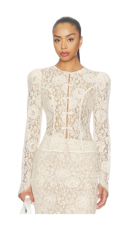 Lovers and Friends Alessi Top in Beige. XS. Also in