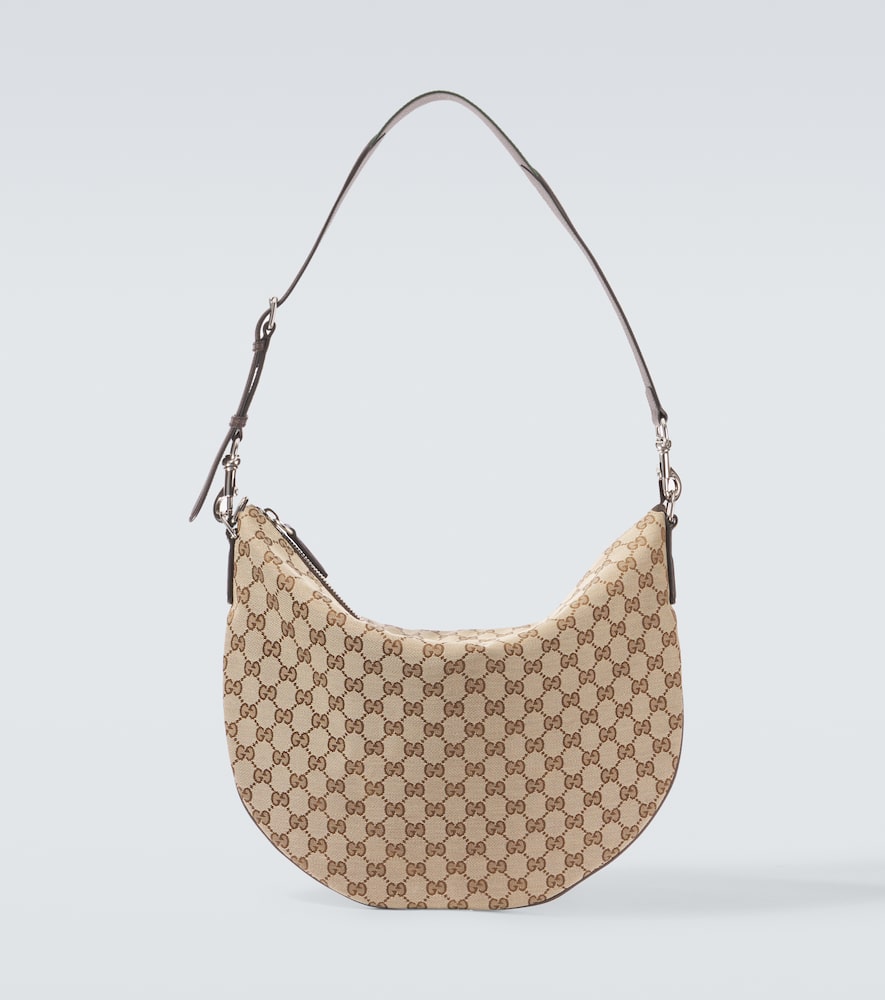 Gucci Gucci B GG Canvas Medium shoulder bag